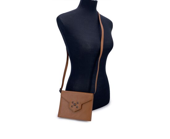 YVES SAINT LAURENT Borsa a Tracolla Vintage in Pelle Col. Beige S