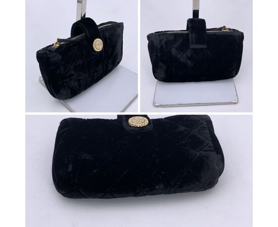 CHANEL Portafoglio in Velluto Col. Nero Timeless/Classique S CHANEL Portafoglio in Velluto Col. Nero Timeless/Classique S