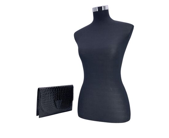 YVES SAINT LAURENT Pochette Vintage in Pelle Lucida Col. Nero S YVES SAINT LAURENT Pochette Vintage in Pelle Lucida Col. Nero S