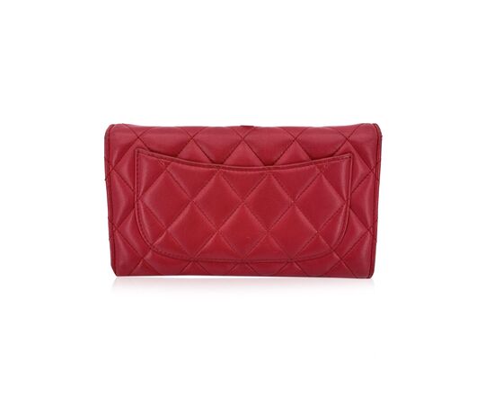 CHANEL Portafoglio in Pelle Col. Rosso Timeless/Classique M CHANEL Portafoglio in Pelle Col. Rosso Timeless/Classique M