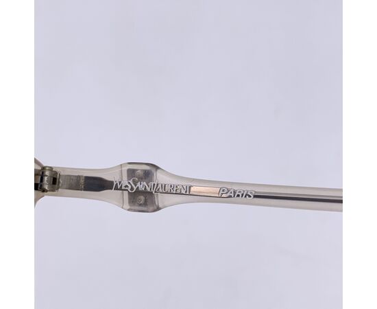 YVES SAINT LAURENT Occhiali da Sole Vintage in Acetato Col. Bianco