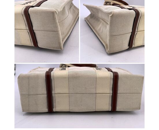 CHLOE Borsa Shopper in Tela Col. Beige Woody M CHLOE Borsa Shopper in Tela Col. Beige Woody M