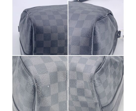 LOUIS VUITTON Borsa da Viaggio in Tela Col. Nero Keepall L LOUIS VUITTON Borsa da Viaggio in Tela Col. Nero Keepall L