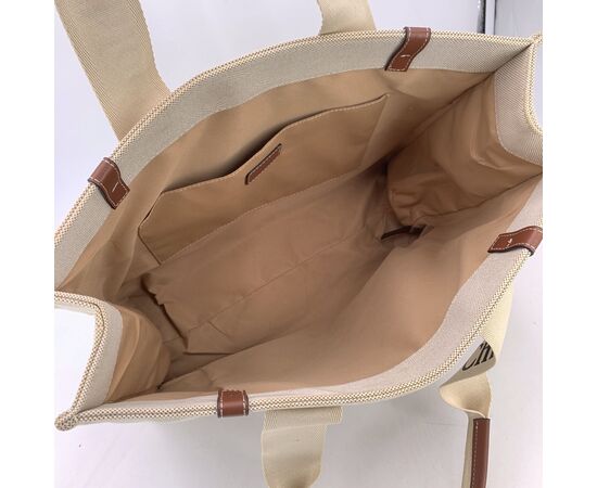 CHLOE Borsa Shopper in Tela Col. Beige Woody M CHLOE Borsa Shopper in Tela Col. Beige Woody M