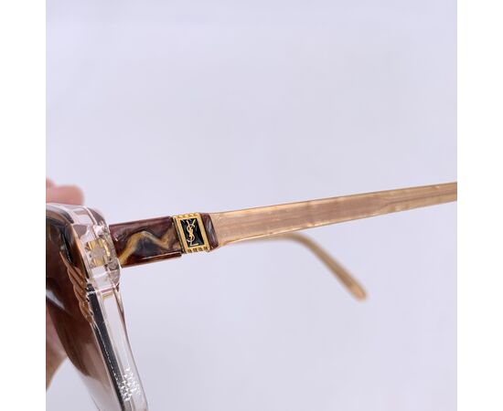 YVES SAINT LAURENT Occhiali da Sole Vintage in Acetato Col. Marrone