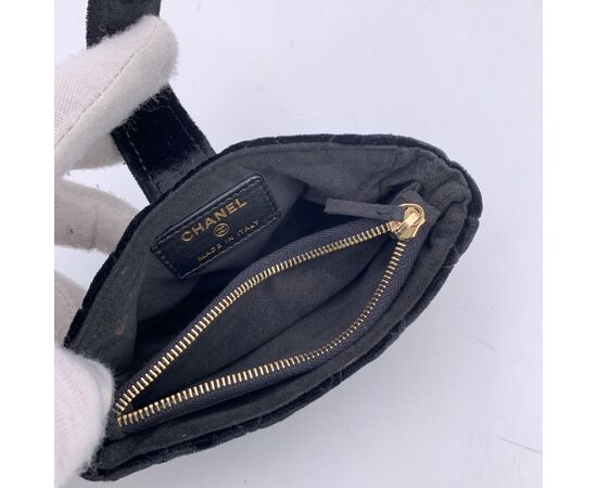 CHANEL Portafoglio in Velluto Col. Nero Timeless/Classique S CHANEL Portafoglio in Velluto Col. Nero Timeless/Classique S
