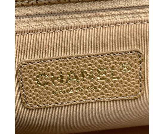 CHANEL Borsa Shopper in Pelle Col. Beige Petite Shopping Tote M CHANEL Borsa Shopper in Pelle Col. Beige Petite Shopping Tote M