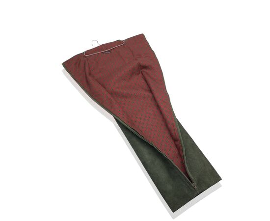 HERMES Borsa da Viaggio Vintage in Pelle Scamosciata Col. Verde Not Applicable M HERMES Borsa da Viaggio Vintage in Pelle Scamosciata Col. Verde Not Applicable M