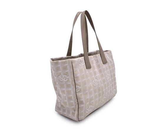 CHANEL Borsa Shopper Vintage in Tela Col. Beige Classic CC Shopping M CHANEL Borsa Shopper Vintage in Tela Col. Beige Classic CC Shopping M