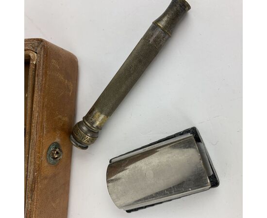 HERMES Accessorio Home Decor Vintage in Pelle Col. Beige S