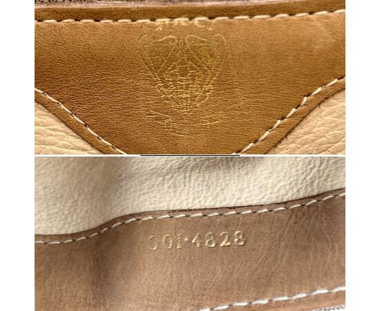 GUCCI Borsa a Tracolla Vintage in Tela Col. Beige Ophidia M