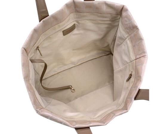 CHANEL Borsa Shopper Vintage in Tela Col. Beige Classic CC Shopping M CHANEL Borsa Shopper Vintage in Tela Col. Beige Classic CC Shopping M