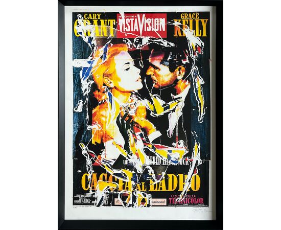 To Catch a Thief - Mimmo Rotella (1918-2006) To Catch a Thief - Mimmo Rotella (1918-2006)
