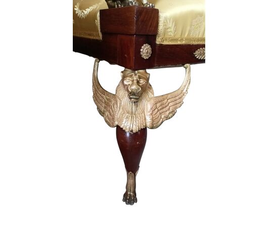 COPPIA DI POLTRONE IN MOGANO - FRANCIA - NAPOLEONE III