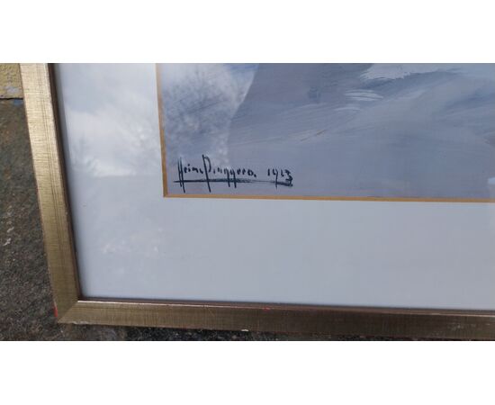 Veduta invernale  dolomitica