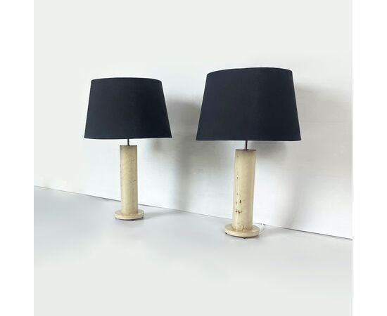 Pair of parchment lamps - 1970 Pair of parchment lamps - 1970