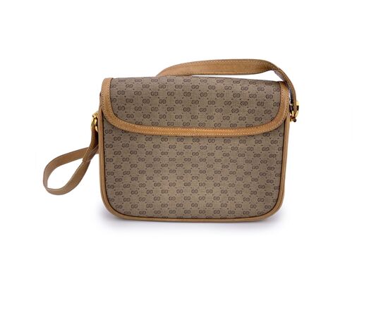 GUCCI Borsa a Tracolla Vintage in Tela Col. Beige Ophidia M