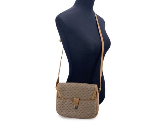 GUCCI Borsa a Tracolla Vintage in Tela Col. Beige Ophidia M
