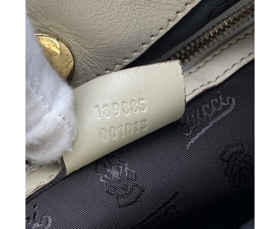 GUCCI Borsa Hobo in Pelle Col. Bianco Queen M GUCCI Borsa Hobo in Pelle Col. Bianco Queen M
