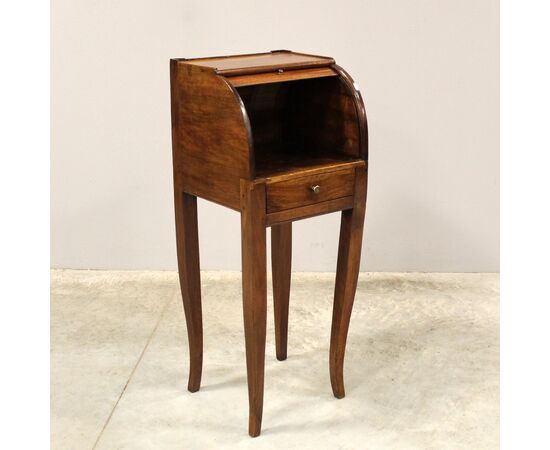 Antico comodino Direttorio in noce - Italia epoca '700