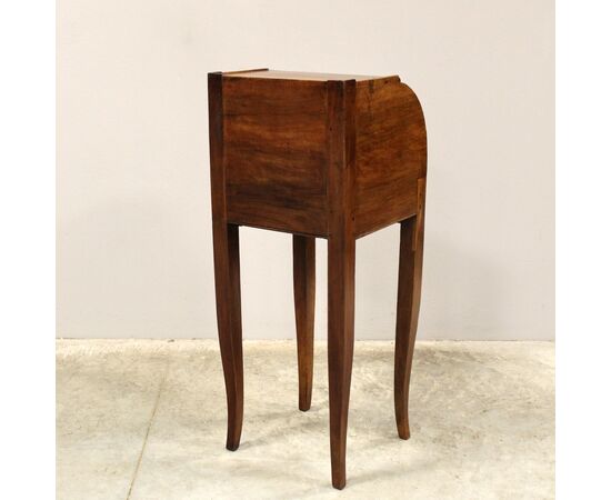 Antico comodino Direttorio in noce - Italia epoca '700