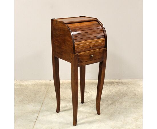 Antico comodino Direttorio in noce - Italia epoca '700