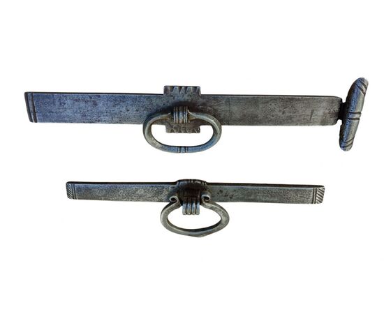 Due catenacci per porte XVIII secolo