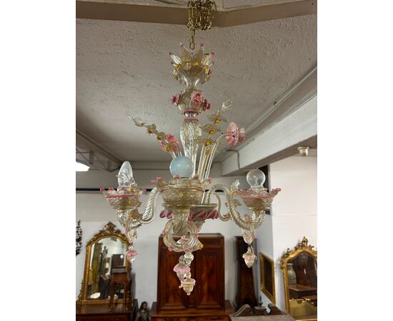 19th century Murano chandelier 19th century Murano chandelier