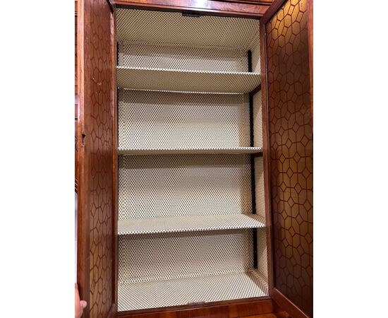 Libreria a ponte epoca Carlo X lombarda XIX secolo.  Restaurata