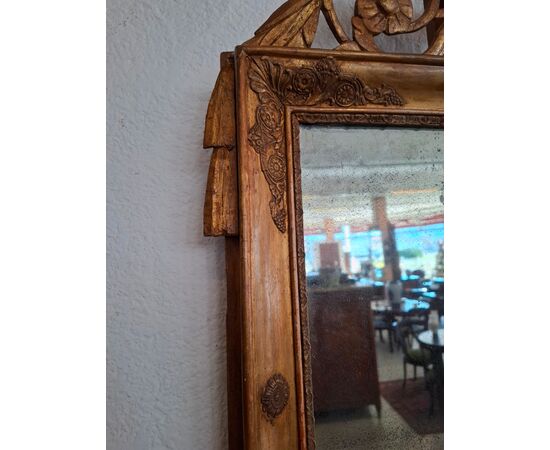 Louis XVI gilded mirror