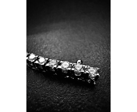 Bracciale  tennis  in  oro  bianco  e  Diamanti Bracciale  tennis  in  oro  bianco  e  Diamanti