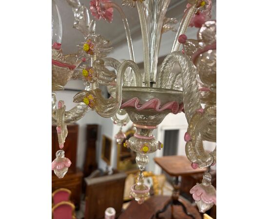 Lampadario di Murano XIX secolo