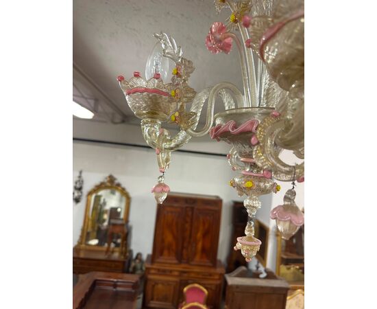 Lampadario di Murano XIX secolo