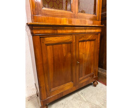 Libreria a ponte epoca Carlo X lombarda XIX secolo.  Restaurata Libreria a ponte epoca Carlo X lombarda XIX secolo.  Restaurata