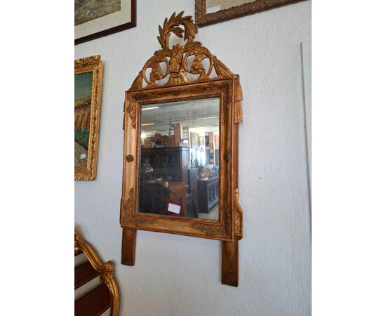 Louis XVI gilded mirror