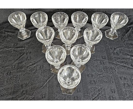 Baccarat glasses service Baccarat glasses service