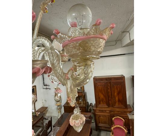 Lampadario di Murano XIX secolo Lampadario di Murano XIX secolo