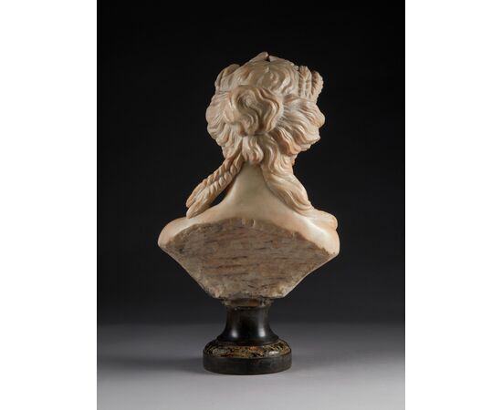 Marble bust of Ceres, Roman goddess of earth and fertility. White marble sculpture from the 17th century. Marble bust of Ceres, Roman goddess of earth and fertility. White marble sculpture from the 17th century.