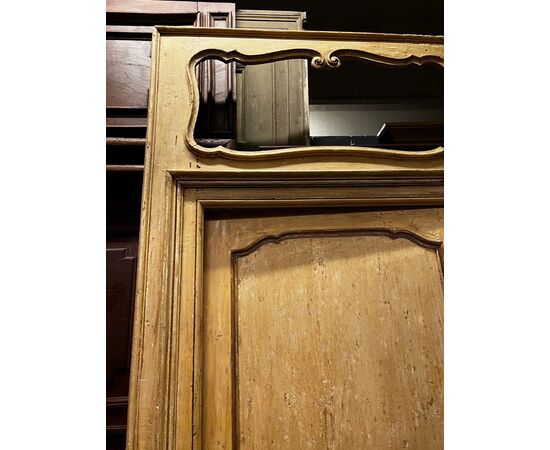 PTS898 - N. 2 porte laccate con telaio, epoca '700, luce cm L 88 x H 207