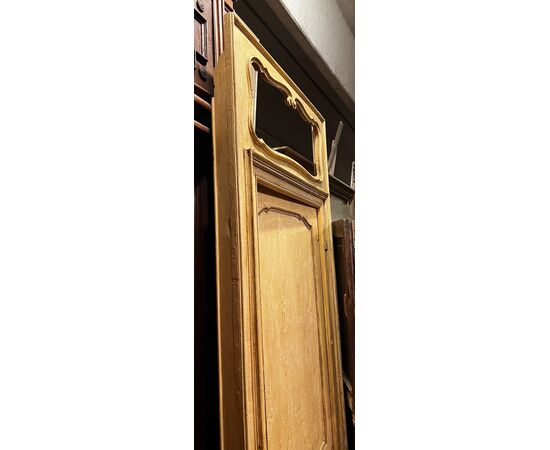 PTS898 - N. 2 porte laccate con telaio, epoca '700, luce cm L 88 x H 207