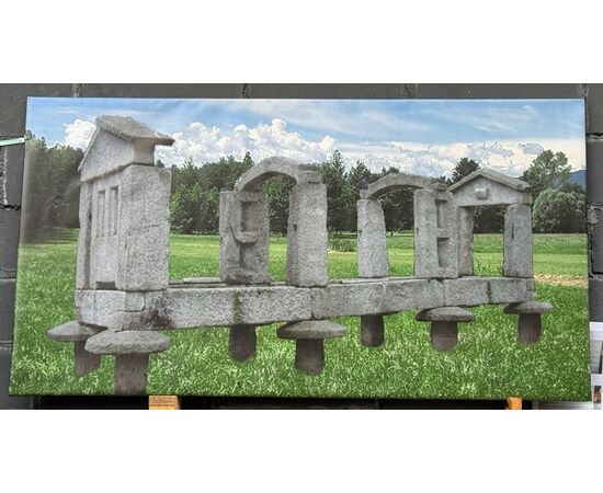 DARS688 - Antico granaio Horreo in pietra di granito, misure cm L 700 x H 235 x P 210 DARS688 - Antico granaio Horreo in pietra di granito, misure cm L 700 x H 235 x P 210