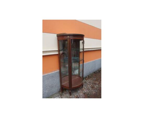 Napoleon III style one-door display cabinet cm L73xW39xH149