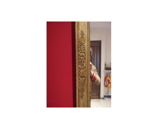 SPECCHIERA DORATA STILE IMPERO RETTANGOLARE