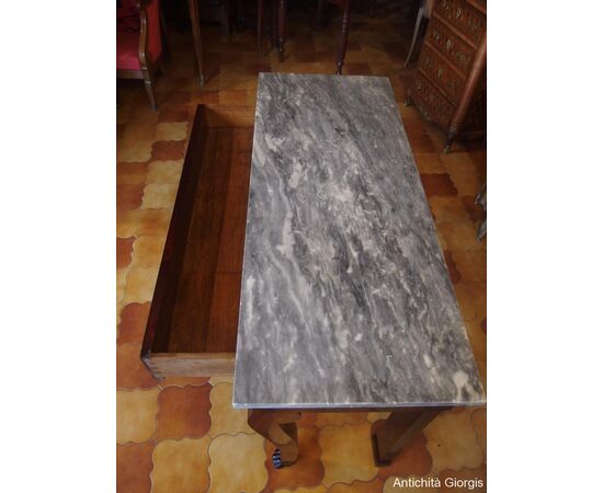 Empire style mahogany console table, 19th century, L116xW47xH79 cm Empire style mahogany console table, 19th century, L116xW47xH79 cm