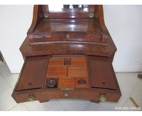 Empire Style Toilette Dresser with Mirror Empire Style Toilette Dresser with Mirror