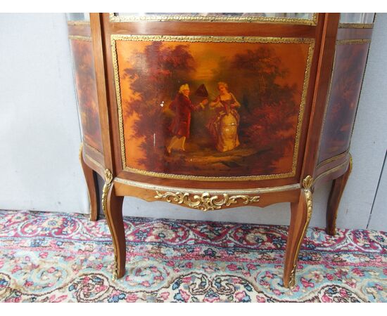 VETRINA STILE NAPOLEONE III EPOCA 800 Cm L86xP35xH159