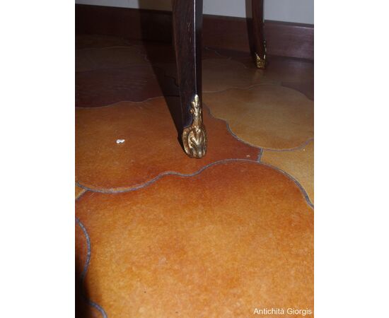 TAVOLINO INTARSIATO STILE NAPOLEONE III TAVOLINO INTARSIATO STILE NAPOLEONE III
