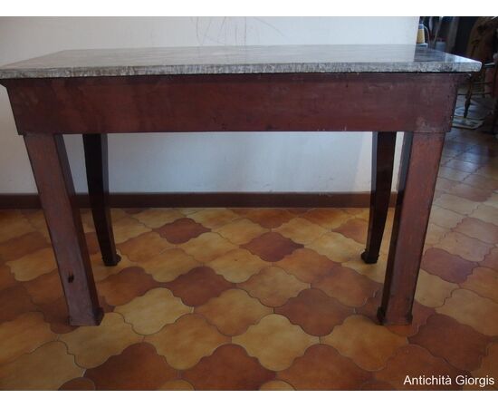 Empire style mahogany console table, 19th century, L116xW47xH79 cm Empire style mahogany console table, 19th century, L116xW47xH79 cm