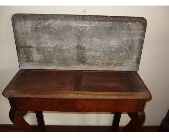 Empire style mahogany console, L96xP46xH98 cm Empire style mahogany console, L96xP46xH98 cm