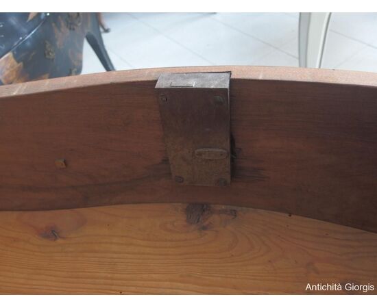 PROVENCAL STYLE WALNUT CHEST OF DRAWERS WITH TWO DRAWERS, 18TH CENTURY, cm L119xW58xH90